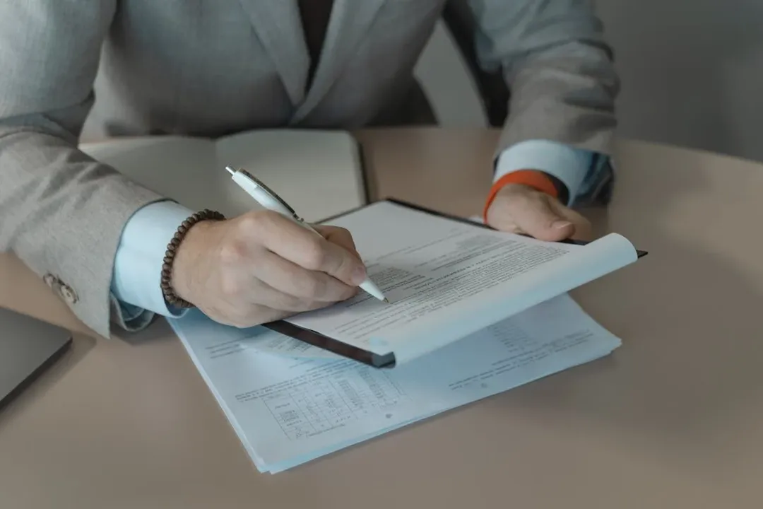 Branch office registration documents being prepared at a Hong Kong law firm