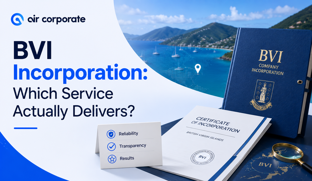 Best BVI Company Incorporation Services (2026): Pricing, Timelines, and Which Provider Fits